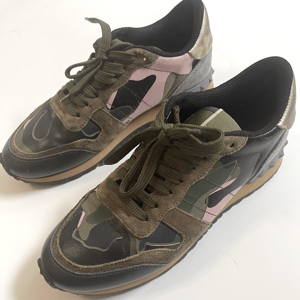 Valentino rock stud camp tennis shoes 38